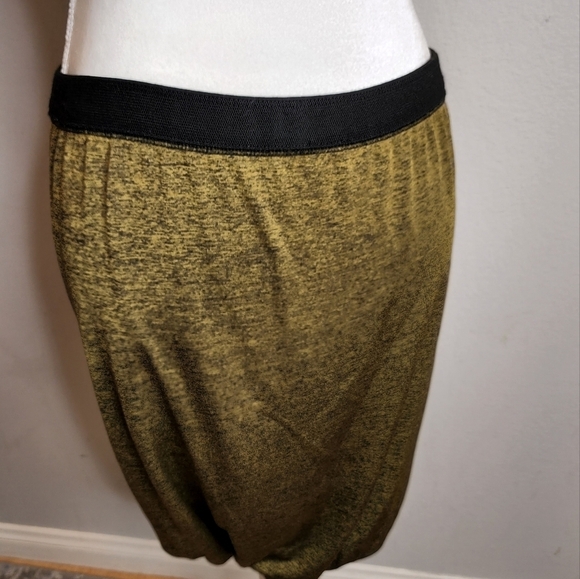 T by Alexander Wang Green stretch skirt - Picture 9 of 11